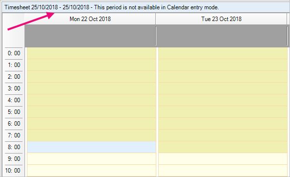 Timesheet display issue when viewing another employee's timesheet in calendar view